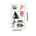 2024 Fall Decor Football Stickers Sweat Sports Event Carnival Party