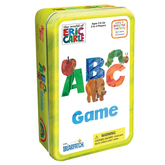 Briarpatch | The World of Eric Carle ABC Game in a Travel Tin, Ages 3