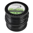 thumbnail image 2 of Round String Trimmer Line, 3.3mm Nylon Material Black Round Trimmer Line Low Noise Fast Sturdy High Cutting Efficiency Trimmer Line for Most Lawn Mowers, 2 of 7