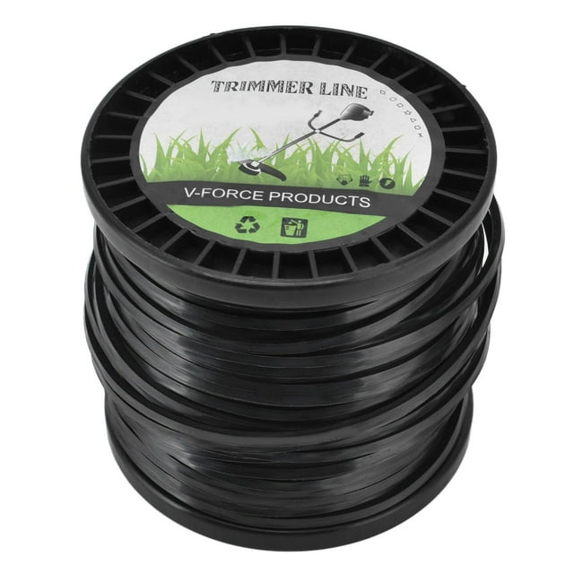 Black Trimmer Line, Low Noise 3.3mm Trimmer Line High Cutting Efficiency For Farm For Most Lawn Mowers
