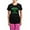 With Pink Pant, variant on CafePress - Drunky Women's Dark Pajamas - Women's Short Sleeve Print T-Shirt and Pants Dark Cotton Pajama Set