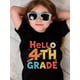 thumbnail image 1 of Young Boy's/Girls "Back To School Cotton Graphic Tees, Back To School Clothes Girls, Black Summer Tops With Colorful School Theme, Gift For First Day of School, educational" Girls, 1 of 6