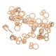 thumbnail image 5 of FELTECHELECTR 10Ud Hebillas De Metal Doradas Para Conectar Pulseras Y Accesorios De Ropa, 5 of 8