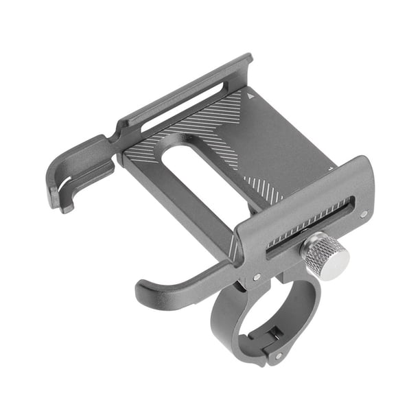 Greeniant Soporte de teléfono para bicicletas, manillar de bicicleta de carretera ajustable, soporte para teléfono móvil, aleación de aluminio, Clip de Ciclismo Gris Greeniant OD028312-03