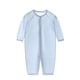 thumbnail image 1 of Mono para bebé, fino, transpirable, suave, de algodón, con cierre de botones, ropa de dormir infantil para verano, azul claro, 59cm, 1 of 5