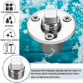 thumbnail image 2 of Drain Plug Kit,universal Marine Stainless Steel Drain Plug Fits 1inch Hole,with Screws, Transoms Ha, 2 of 5