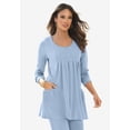 thumbnail image 2 of Roaman's Women's Plus Size Two Pocket Long Sleeve Soft Knit Swing Tunic, 2 of 5