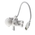 thumbnail image 3 of 0.2W LED Night Light USB recargable Eye-care Spaceman Light Study Lámpara de lectura Inevent EL4919-00B, 3 of 7