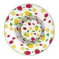 thumbnail image 4 of Disketp Strawberry And Lemon Print Reflective Bucket Hat Beach Hat Summer Travel Sun Hats Fisherman Cap, 4 of 8