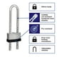 thumbnail image 2 of Candado de Acero Laminado Brinks 44mm con Grillete Ajustable, 2 of 6