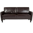 thumbnail image 6 of Flash Furniture Candler Park Upholstered Sofa in Brown LeatherSoft, 6 of 6