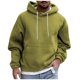 thumbnail image 1 of Men's Solid Color Plush Warm Coat Fleece Sweater Casual Coat Pocket Sweater Autumn Winter Coat M, 1 of 5