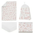thumbnail image 3 of Sweet Jojo Designs Botanical Pink and White 4 Piece Crib Bedding Set, 3 of 6