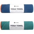 thumbnail image 1 of Toalla de yoga Eunzel, antideslizante, 72 x 24 cm, color cian oscuro/azul acero, 1 of 8