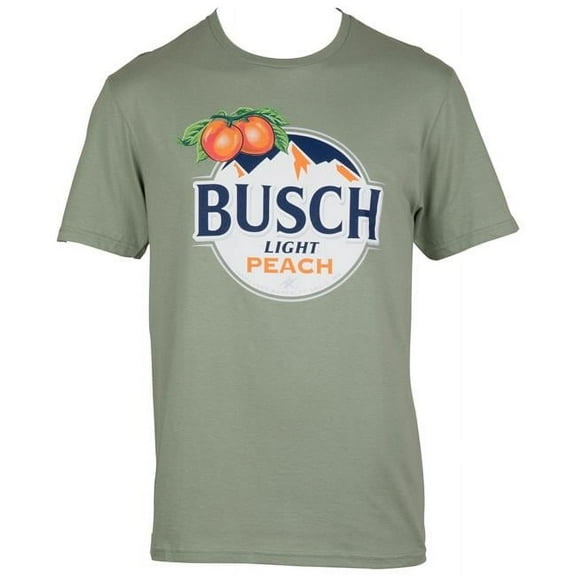 Light Peach Logo Colorway Cotton T-Shirt, Green - Extra Large