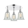thumbnail image 3 of 516-3C-PC-G2811-Innovations Lighting-Hanover - 3 Light Flush Mount In Industrial Style-9.88 Inches Tall and 18 Inches Wide-Polished Chrome, 3 of 5