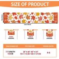 thumbnail image 2 of Fall Thanksgiving Table Runner, Maple Leaves Hello Fall Decorative Autumn Harvest Seasonal Holiday Table Runner Decoration for Farmhouse Kitchen Dinning Outdoor Home Party Decor 13x72in, 2 of 7