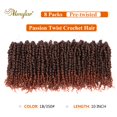 thumbnail image 4 of Umylar de pelo de ganchillo Passion Twist, 25 cm, 8 paquetes para mujeres negras, 4 of 6
