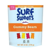 Surf Sweets Gummy Bears Assorted -- 6 oz Pack of 2