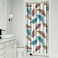 thumbnail image 2 of Tribal Bohemian Shower Curtain 36x72 Inches Bathroom Decor Polyester Fabric Quick-Drying with Plastic Rings Retro Look, 2 of 5