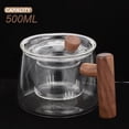 thumbnail image 4 of Glass Teapot Glass Tea Kettle Stovetop Kung Fu Tea Pot Tea Kettle for Home Office(500ml), 4 of 9