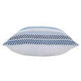 thumbnail image 5 of Laddha Home Designs Handwoven Coastal Chevron Throw Pillows - 18" - Blue and Cream - Set of 4, 5 of 9