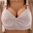 thumbnail image 2 of Wutalume Bras for Women Full Bust Thin - Wirefree Lightweight Bra, Side-Smoothing Anti-Sagging Bra for Mature Women and Daily,Gray XL, 2 of 3