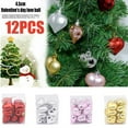thumbnail image 7 of Valentine's Day Heart Shaped Pendants,12Pc Plastic Valentine's Day Hearts Ornaments,Valentines Hanging Ornaments for Tree ,Valentine's Day Hanging Pendants Decor(Pink), 7 of 7