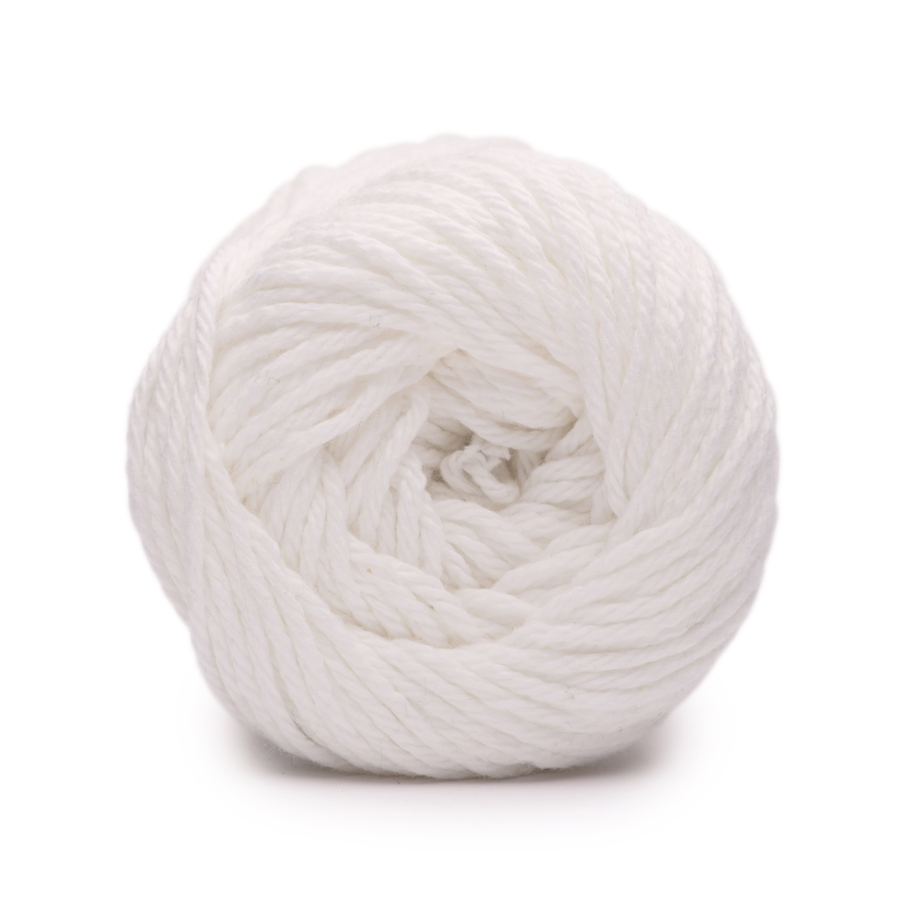 YARN CONE - WHITE Total 2 lbs. 8 oz. Very THIN, Stains - #114