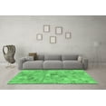 thumbnail image 3 of Ahgly Company Indoor Rectangle Patchwork Emerald Green Transitional Area Rugs, 8' x 10', 3 of 4