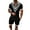 Black, variant on Akiihool Short Sets for Men Mens Short Sets 2 Piece Outfits Fashion Summer Tracksuits Casual Shirt and Shorts Set (Black,L)