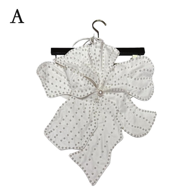 Sexy Hot Girl Style Suspenders Spring New Style Handmade Beaded Flower Design Tube Top Backless Lace-Up Top Trend