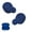 Navy, variant on Kole Imports TrueBuds Slick True Wireless Bluetooth Earbuds with Charging Case, Blush