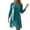 Blue, variant on Turilly Women's Clothes Sets for Comfort Women's Solid Color Casual Lace Hollow Out Long Sleeve Cardigan and Sleeveless Dress Two Piece Sets Blouses