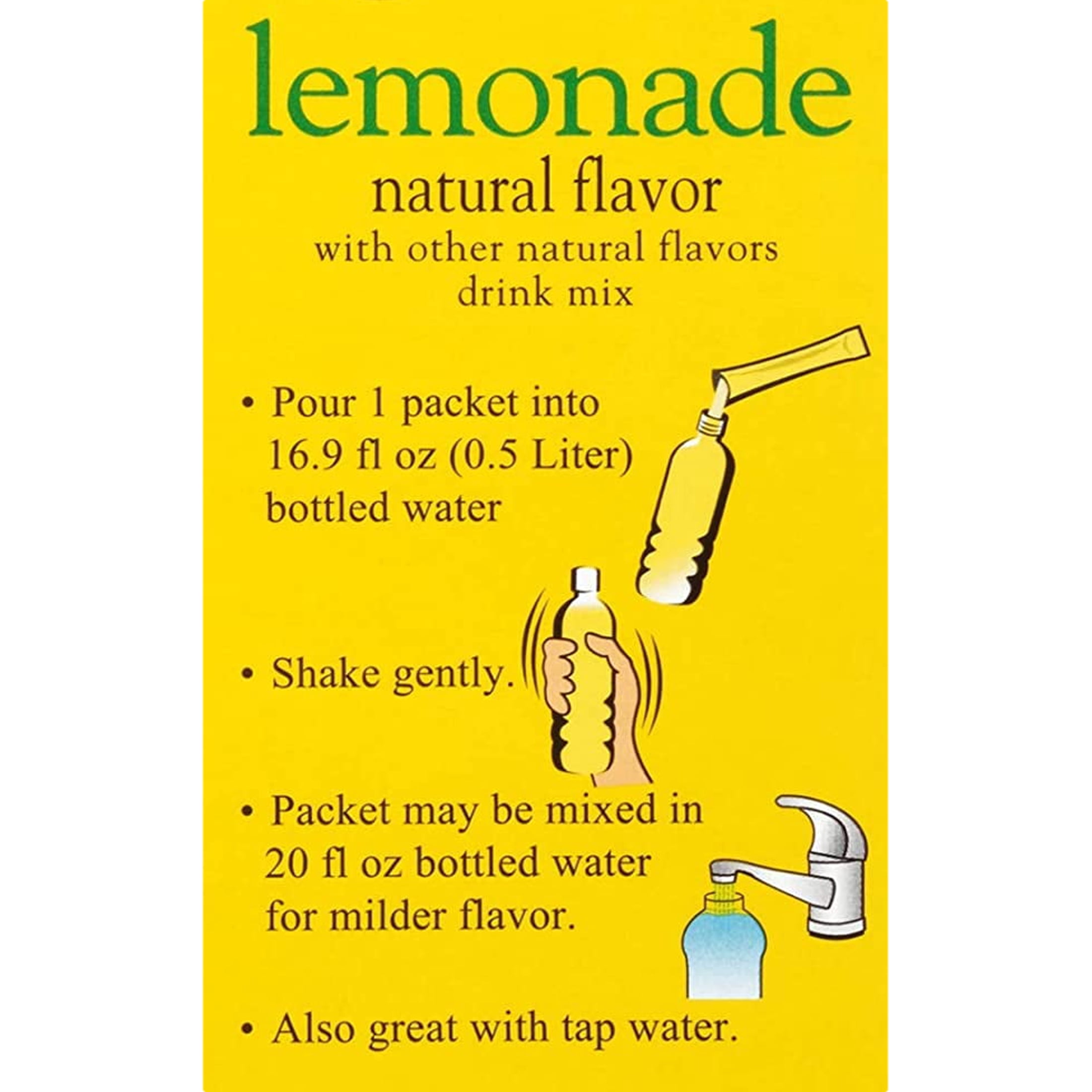 4C Sugar Free Drink Mix Sticks Flavor: Lemonade (24 stick box), Size: 3-Pack