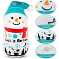 thumbnail image 3 of Muñeco de nieve inflable gigante Fuerza Aérea -1,1 mx 0,6 m -blanco y azul-muñeco de nieve-interior y exterior-arcilla., 3 of 5
