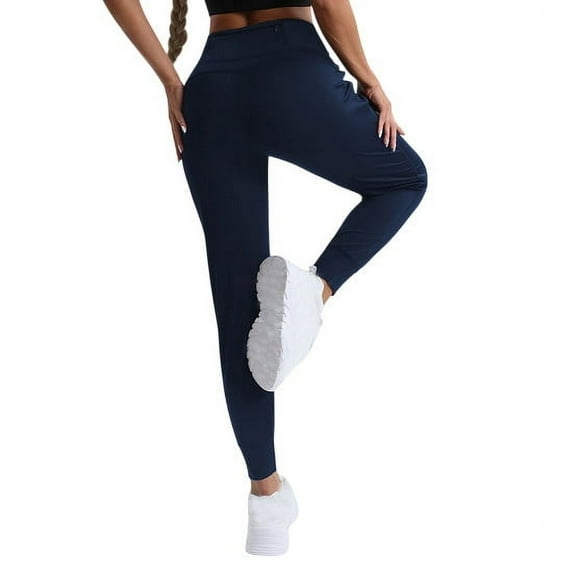 Chbgutlmr Joggers for Women High Waist Solid Color Fitting Comfy Track Pants Workout Running Trousers