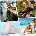 thumbnail image 2 of AFB Women Non Slip Work Chef Shoes, Clog Non Slip Kitchen Work Shoes, Nursing Gardening Waterproof Oil Resistant, 2 of 8