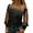 Black blouse tops for women, variant on USSUMA Long Sleeve Fall Blouse For Women Trendy - Women's 2022 Fall Casual Cold Shoulder Tops Long Sleeve Shirts Sheer Mesh Patchwork Blouses and Tops Female Autumn