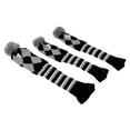 thumbnail image 2 of Juego de 3 palos de golf Knit Headcover Driver Fairway Wood Hybrid Head Cover, gris Sharpla Pom Pom Headcover, 2 of 8