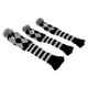 thumbnail image 2 of Juego de 3 fundas tejidas Cola Pom Pom Headcover para palos de golf Driver Wood Fairway gris, 2 of 8