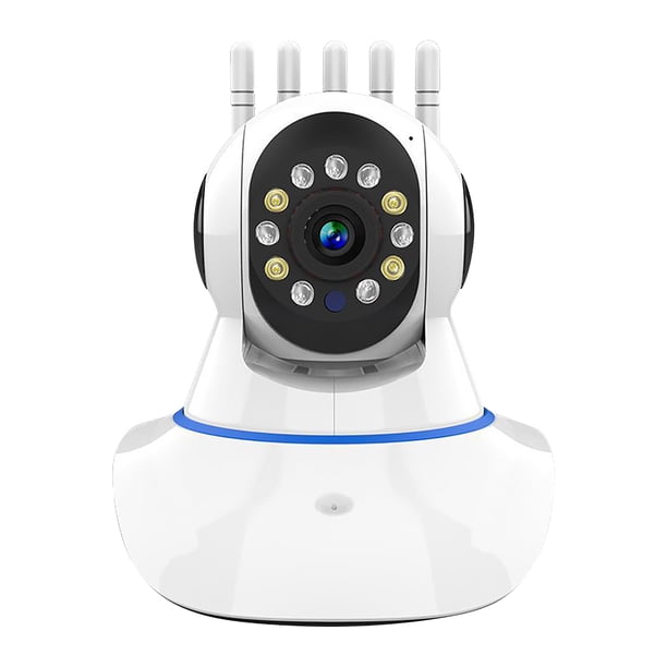 Cámara de vigilancia WIFI, control remoto de teléfono móvil panorámico de 360 grados para el hogar, cámara de vigilancia de visión nocturna de alta definición