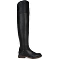 thumbnail image 2 of Franco Sarto Womens Haleen Leather Wide Calf Knee-High Boots, 2 of 3