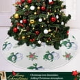 thumbnail image 6 of FMSHPON Snowmen in Winter Clothes Xmas Christmas Tree Skirt Stand Mat for Holiday Party Decoration Indoor Outdoor 36 inches, 6 of 6