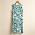 thumbnail image 3 of Juesizh Nightgowns for Women Plus Size Round Neck Loungewear Comfy Loose Casual Print Sleeveless Sleepwear, S-5XL, 3 of 5