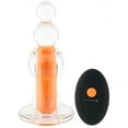 thumbnail image 1 of Gender X Orange Dream Clear Beaded Plug Vibe, 1 of 5