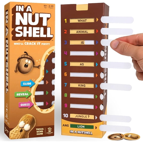 In a Nutshell Family Party Game for Ages 10 , from Asmodee