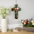 thumbnail image 2 of Northlight Twig Cross Wall Decoration with Easter Eggs - 13.25", 2 of 6