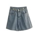 thumbnail image 2 of Pantalones cortos de mezclilla Mujer Chica Pantalones cortos sueltos informales de cintura alta de pierna ancha, XXL Kearding AP001434-04, 2 of 7