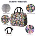thumbnail image 4 of Womens Pioneer Flower Floral Print Pattern Lunch Box for Work,Insulated Lunch Bag for Women,Loncheras Para Mujer,Leakproof Adult Lunch Bag for Work,Beach,Travel,Picnic,Camping, 4 of 6